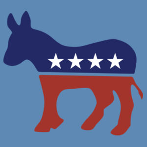 Edgar County Democrats Front & Back Print on a Port & Company® - Core Cotton Tee Design